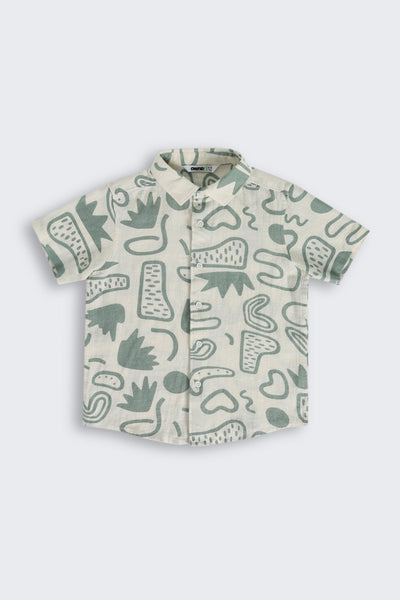 Green Cotton Regular Fit Co-ord Set