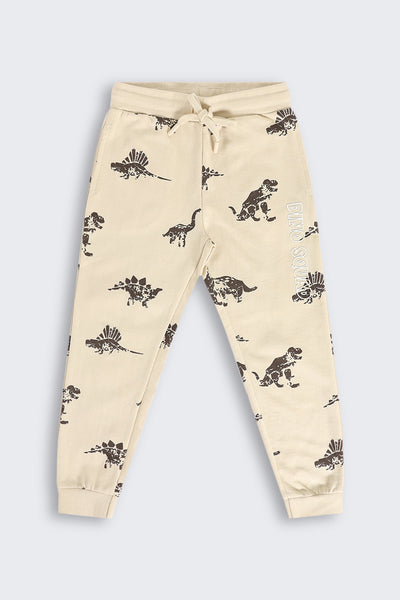 Beige Regular Fit Jogger With 2 Pocket