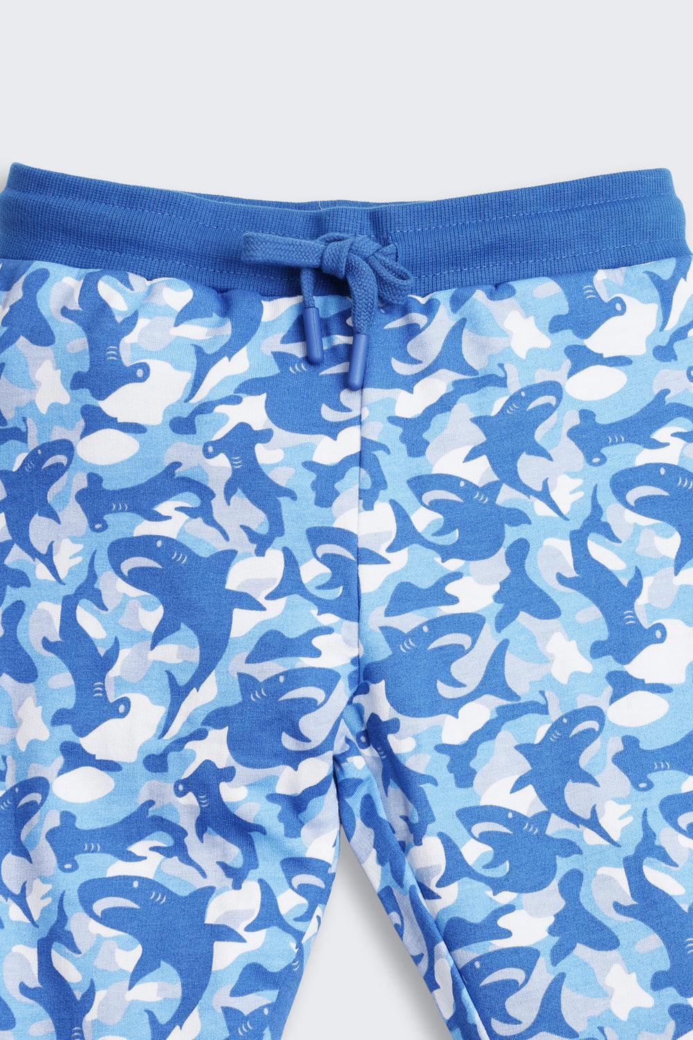 Blue Shark all over Printed Regular Fit Jogger