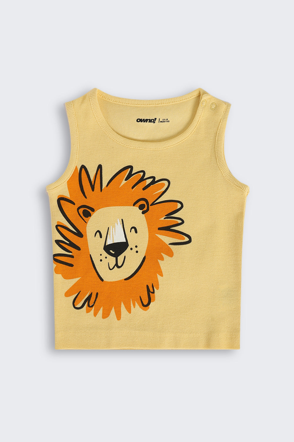 Yellow Tiger Printed Cotton Regular Fit Co-ord Set