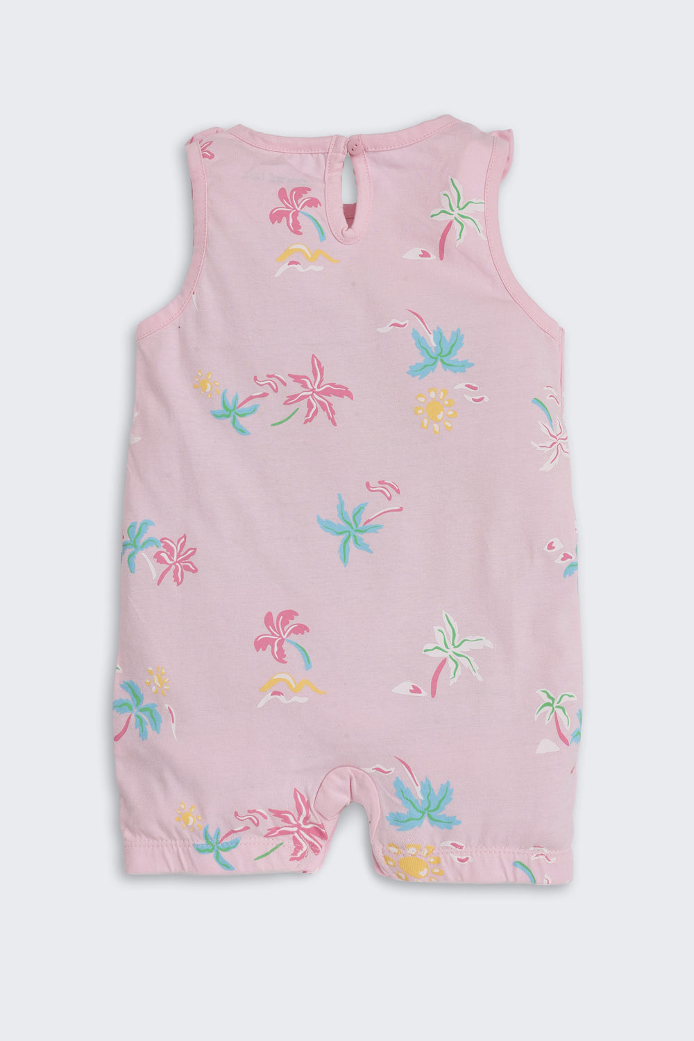Pink Tree Printed Regular Fit Dungarees