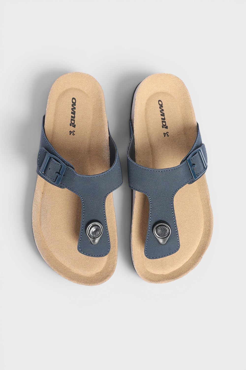 Boy's Navy PU Synthetic Sandal