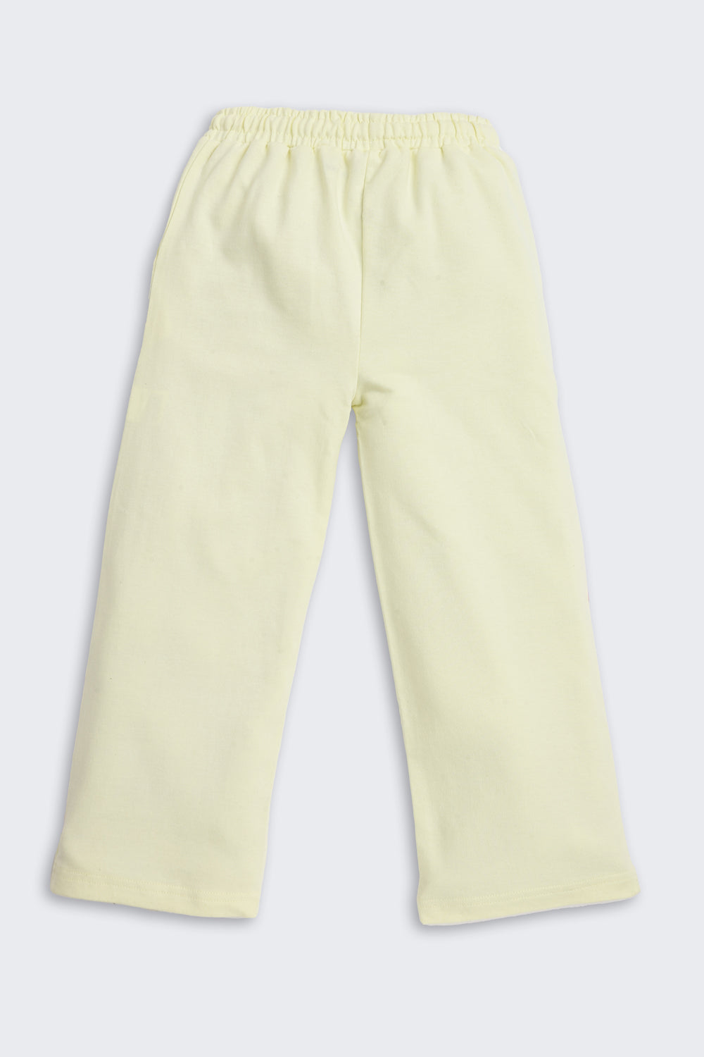 Yellow Floral Print  Regular Fit Joggers