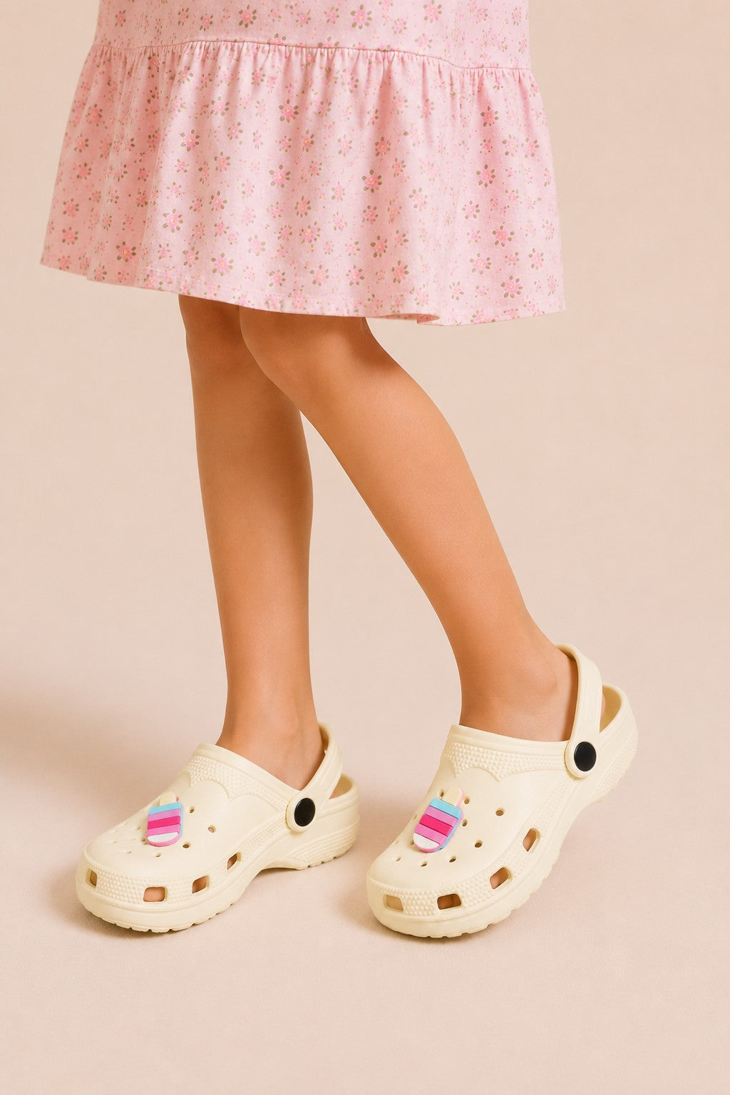 Yellow Solid Platform Clogs