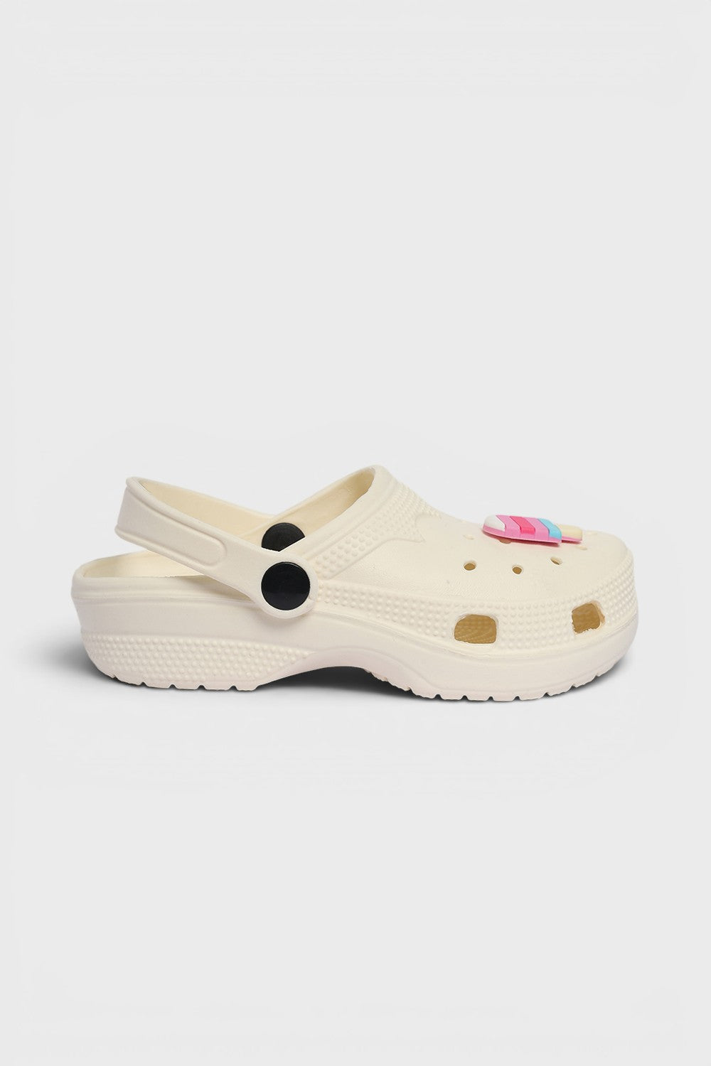 Yellow Solid Platform Clogs