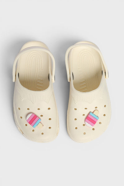 Yellow Solid Platform Clogs