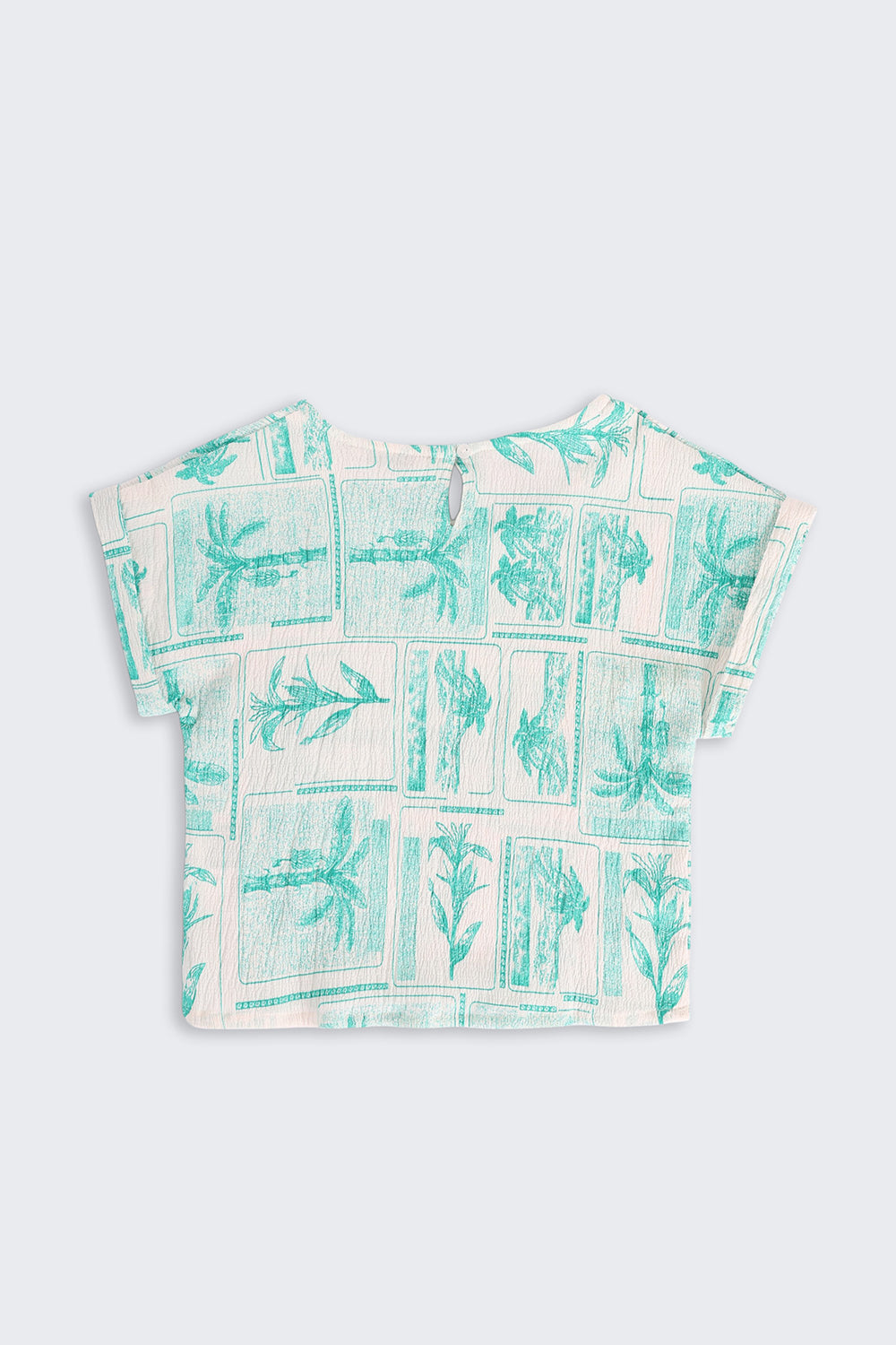 Green Tropical Theme Regular Fit Co-ord Set