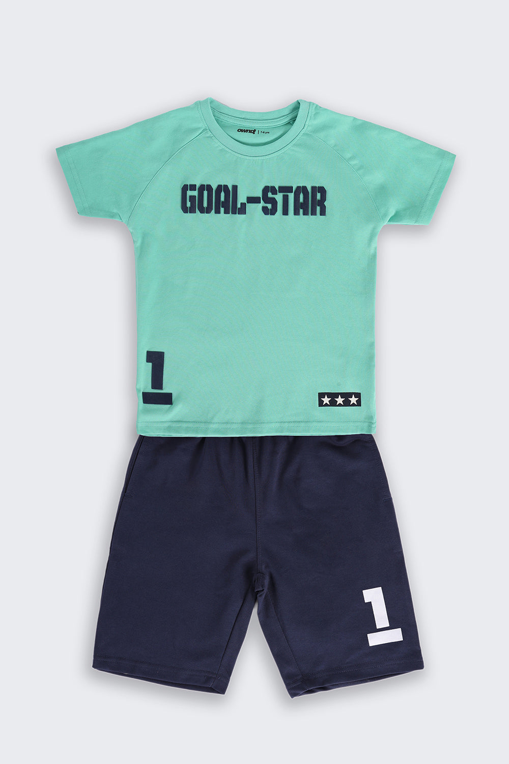 Green Typographic Regular Fit Co-ord Set