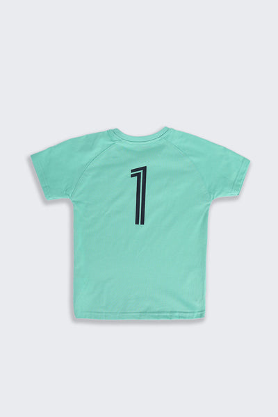 Green Typographic Regular Fit Co-ord Set