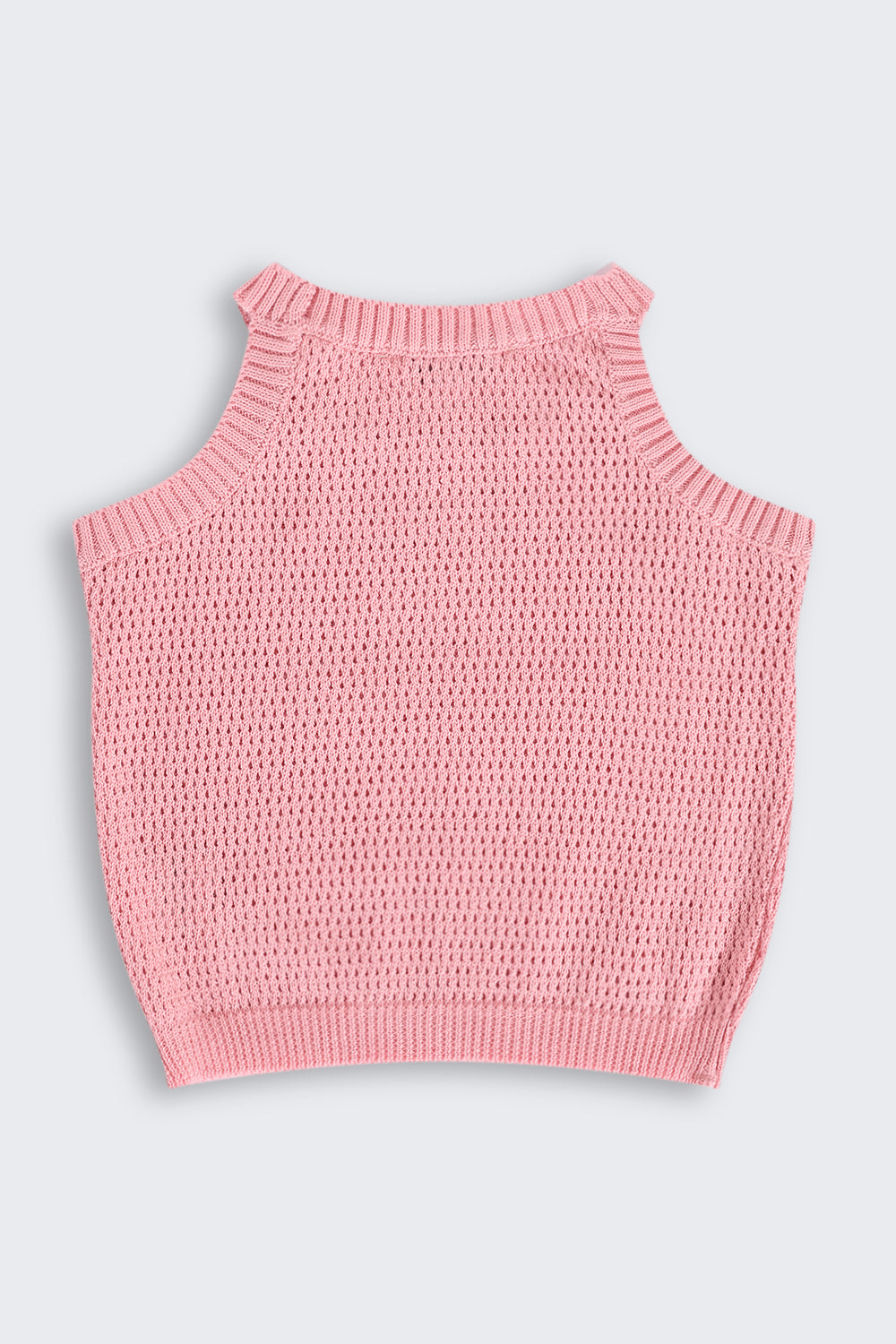 Coral Self Design Regular Fit Tank Top