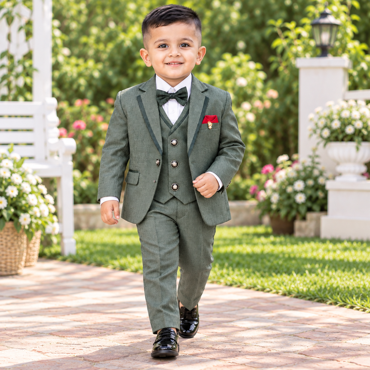 Green Coat Suit