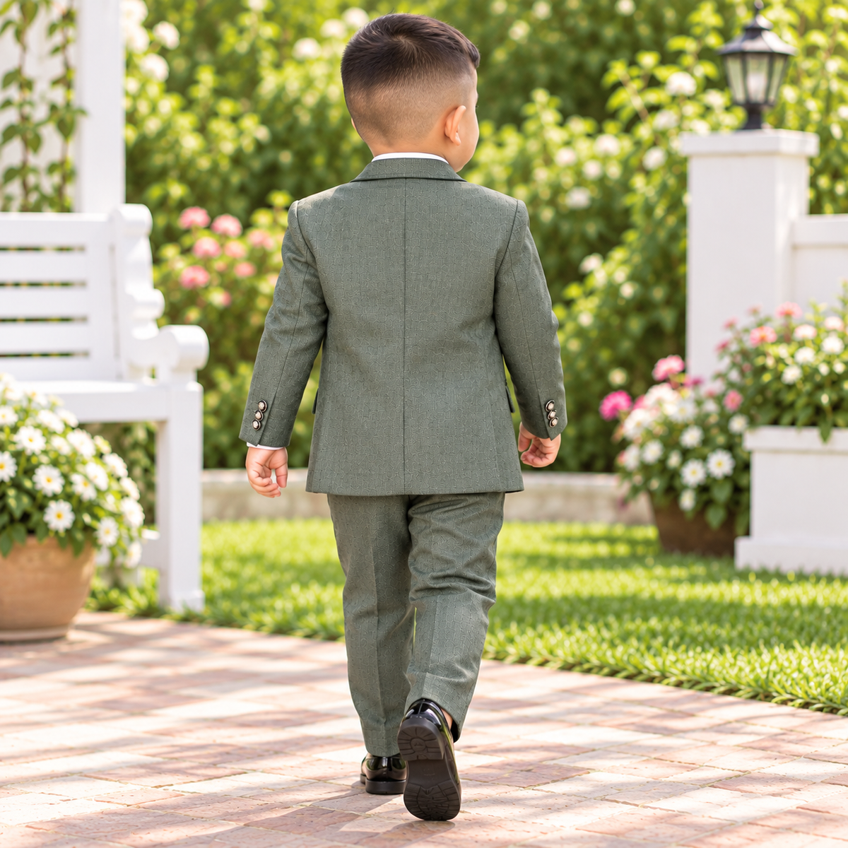 Green Coat Suit