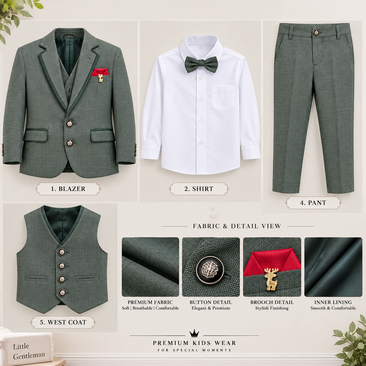 Green Coat Suit
