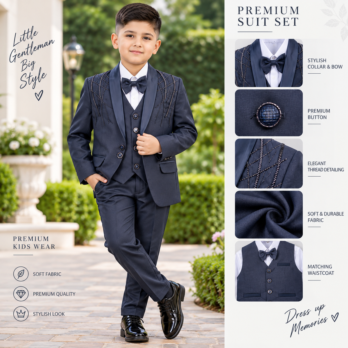 Navy Coat Suit