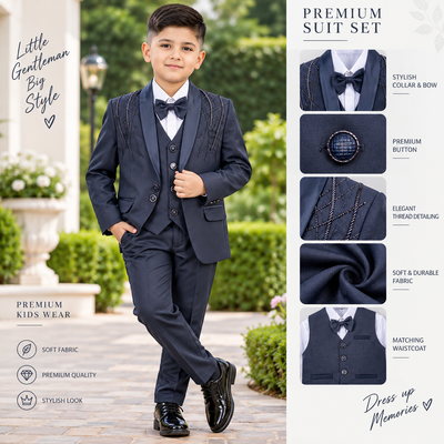 Navy Coat Suit