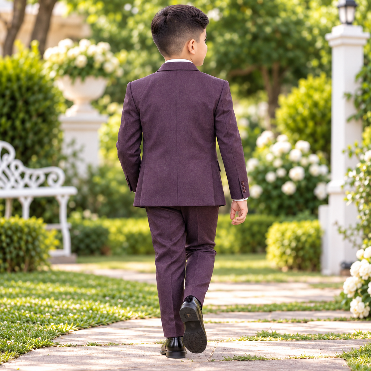 Wine Coat Suit
