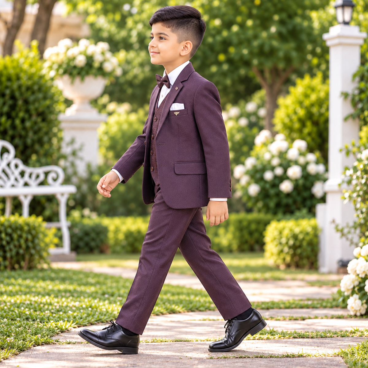 Wine Coat Suit
