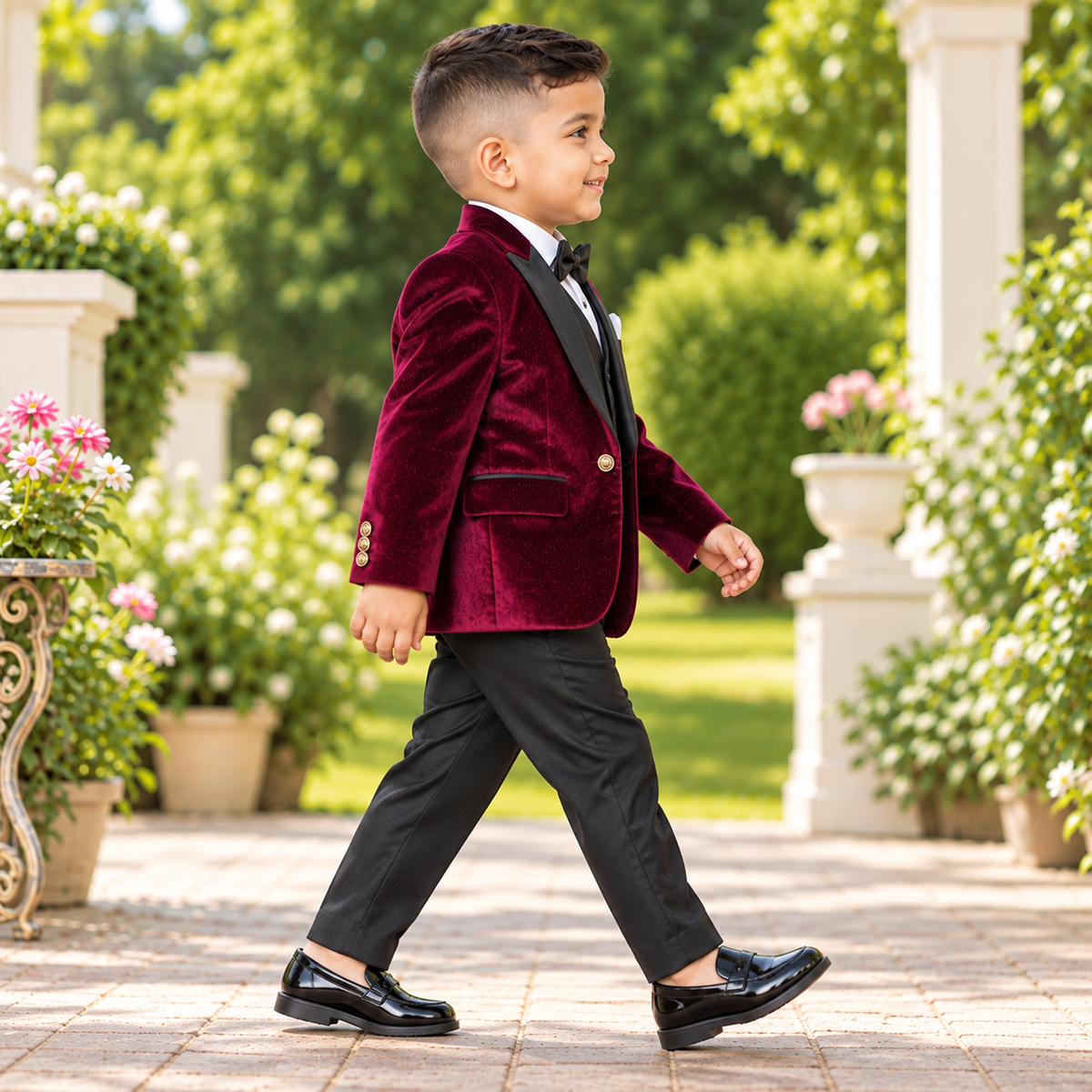 Wine Coat Suit