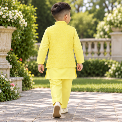 Yellow Kurta Coty