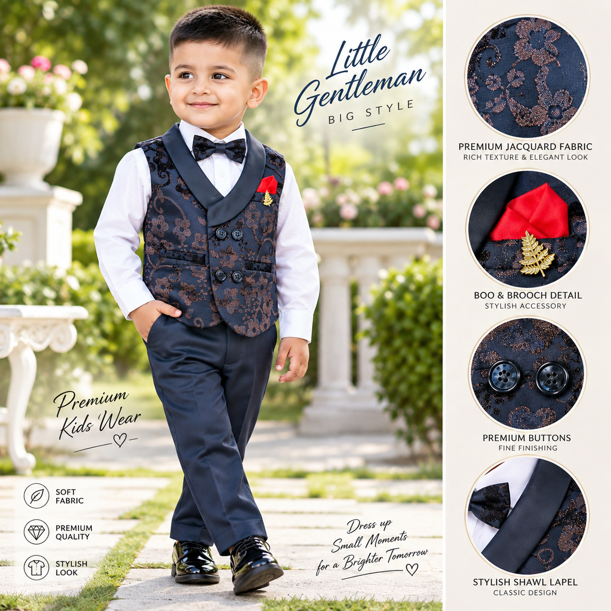 Navy Jacket Suit