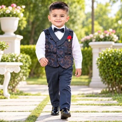 Navy Jacket Suit