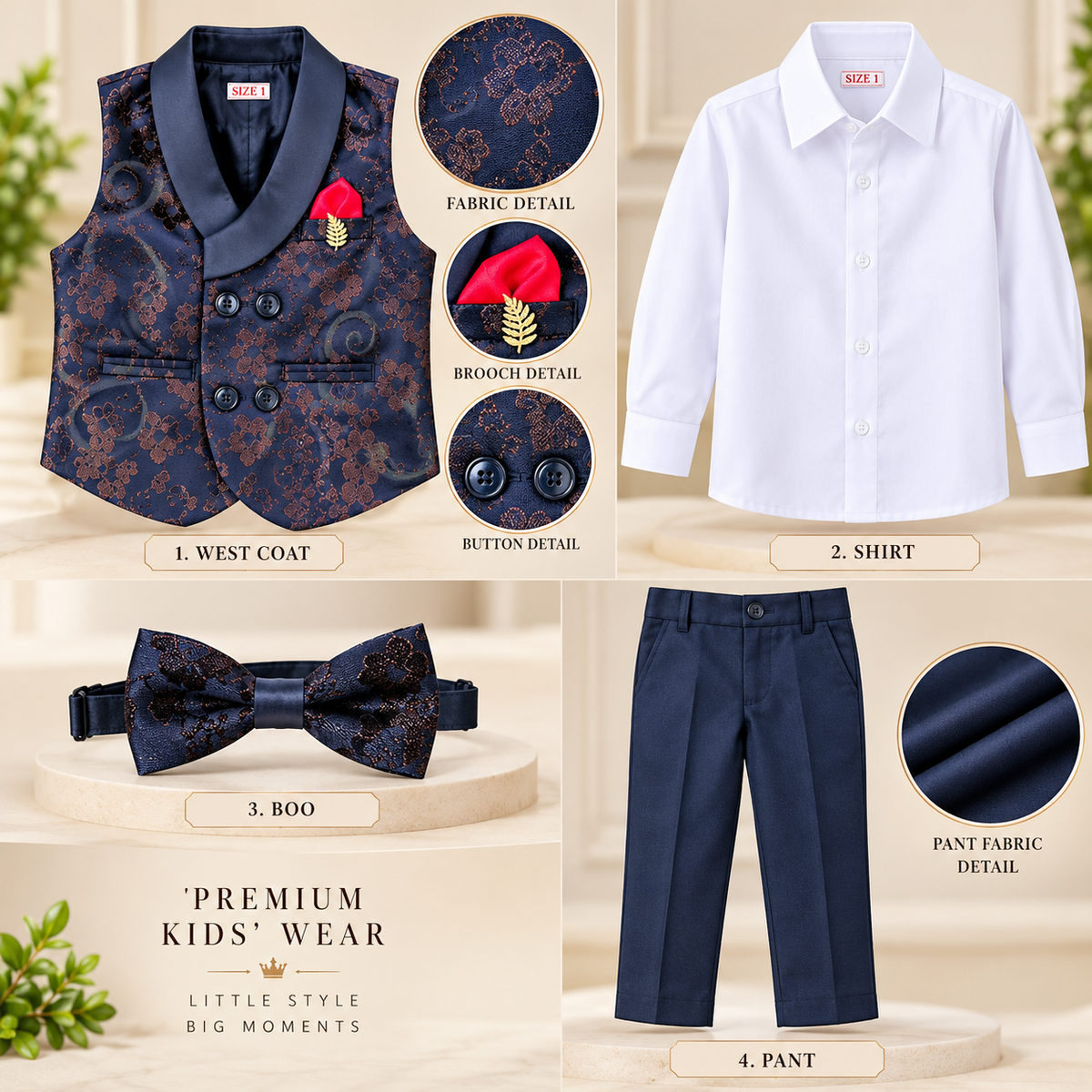 Navy Jacket Suit