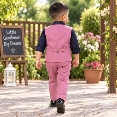 Peach Jacket Suit
