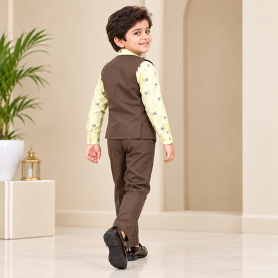 Brown Jacket Suit