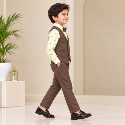 Brown Jacket Suit