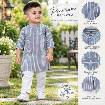 Navy Kurta Pant