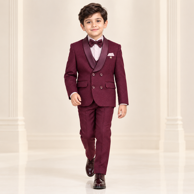 Wine Coat Suit