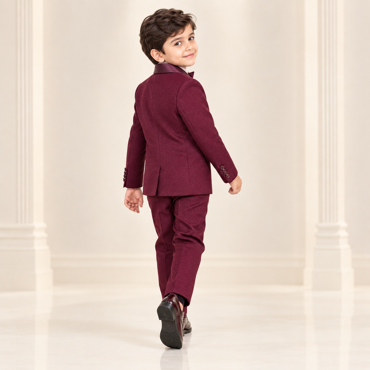 Wine Coat Suit